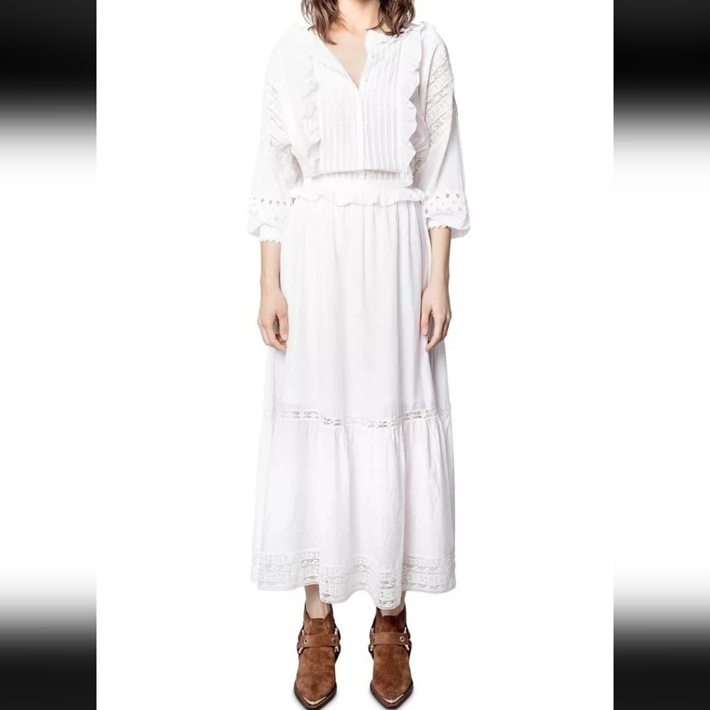 Zadig & Voltaire White Maxi Dress